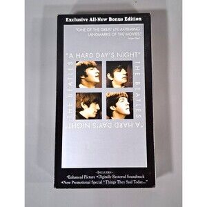 The Beatles A Hard Day's Night VHS Exclusive Bonus Edition Restored Miramax